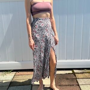 Flynn Skye Maxi slit skirt